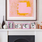 Enamel Frame Electric Pink from Inside Living Singapore. Shown front view.