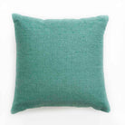 Aqua diamond cushion, soft scatter cushion with a geometric diamond pattern in aqua, decorative sofa accent.