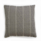 Charcoal Minerva cushion, decorative scatter cushion in charcoal grey with a Minerva design for sofa or bed.