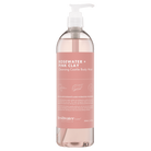 Rosewater and pink clay castile body wash, 500ml vegan cleanser to purify skin, made in Australia