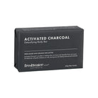 Activated charcoal body bar, 200g, natural cleansing soap, from Inside Living Singapore Front view.