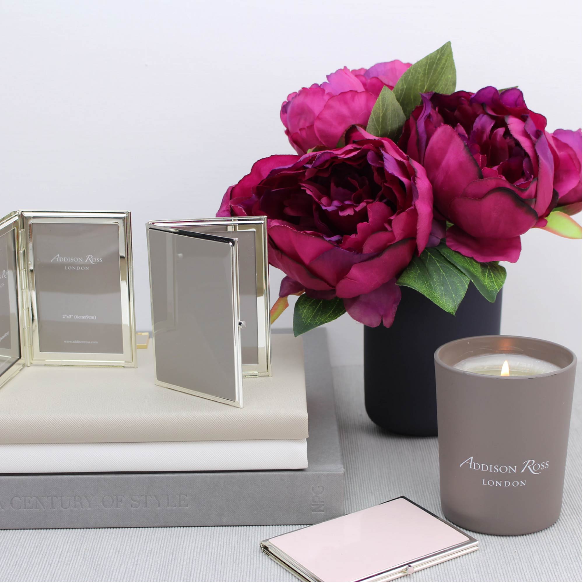 Enamel Frame Travel Double Chiffon, Picture Frames from Inside Living Singapore. Alternative angle.