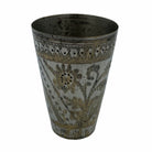 Vintage Brass Lassi Cup, Living accessories from Inside Living Singapore. Detail close-up view.