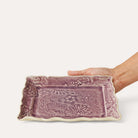 Appetizer Plate Ceramic Lavender, styled in a room setting, from the Inside Living Singapore homeware collection.