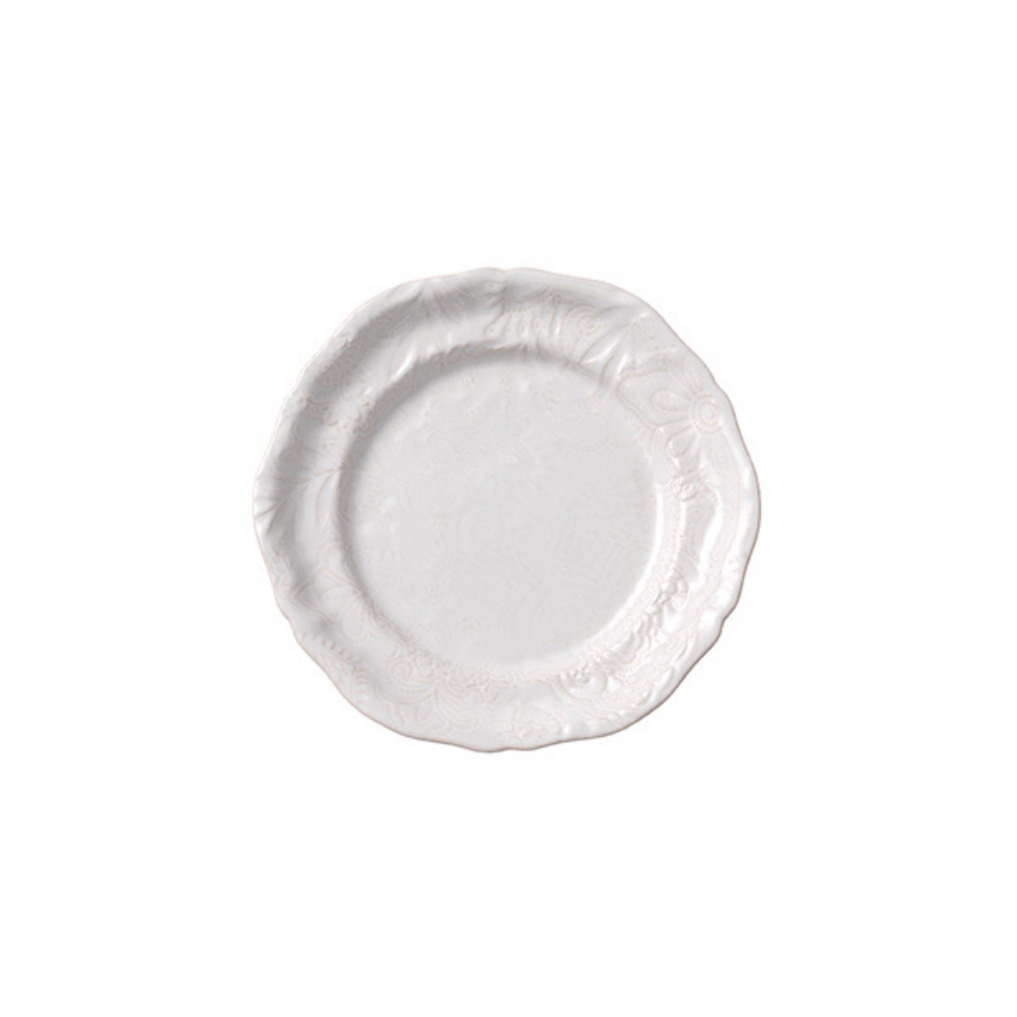 Assiette Ceramic White, plates from Inside Living Singapore. Alternative angle shown. Quality homeware for stylish interiors.
