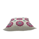 Suzani Linen Cushion Butah Motif from Inside Living Singapore. Detail view.