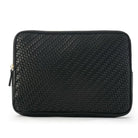 Pine black padded computer case, 35 x 25 cm, protective laptop sleeve, from Inside Living Singapore Front view.
