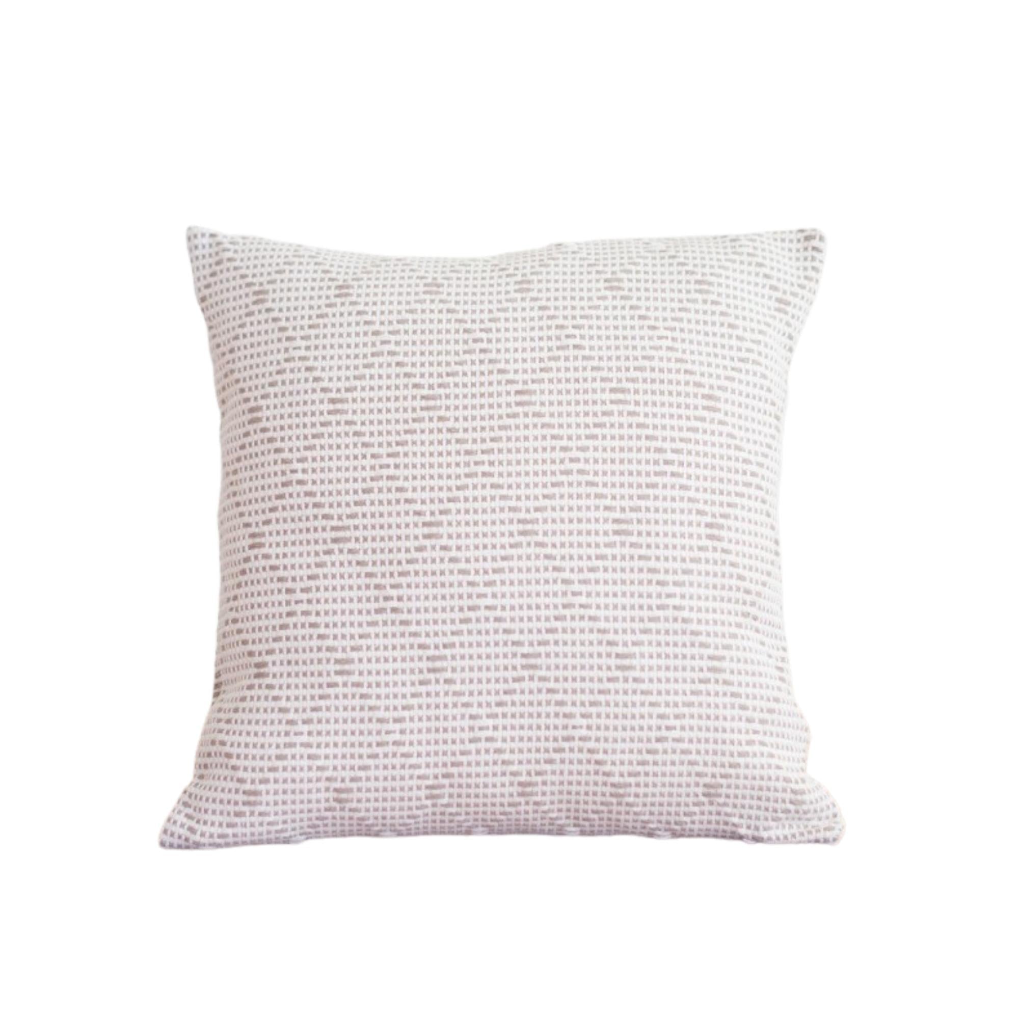 Cotton Cushion Portuguese Mosaic, styled in a room setting, from the Inside Living Singapore homeware collection.
