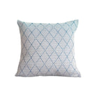 Cotton Cushion Portuguese Mosaic, side view, from the Inside Living Singapore homeware collection.