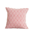 Cotton Cushion Portuguese Mosaic, close-up of the texture, from the Inside Living Singapore homeware collection.