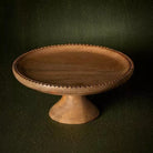 Country Home Mango Wood Cake Stand, detail view, from the Inside Living Singapore homeware collection.