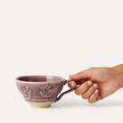Cup With Handle Lavender, detail view, from the Inside Living Singapore homeware collection.