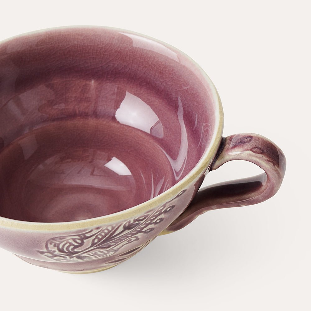 Cup With Handle Lavender, styled in a room setting, from the Inside Living Singapore homeware collection.