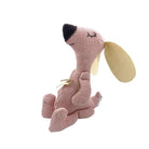 Decorative wool dog doll, around 25 cm tall, handmade in Portugal in mixed colours and patterns
