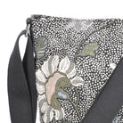 Ceannis Flower Linen Shoulder Bag in Black - Ceannis, Inside Living Singapore