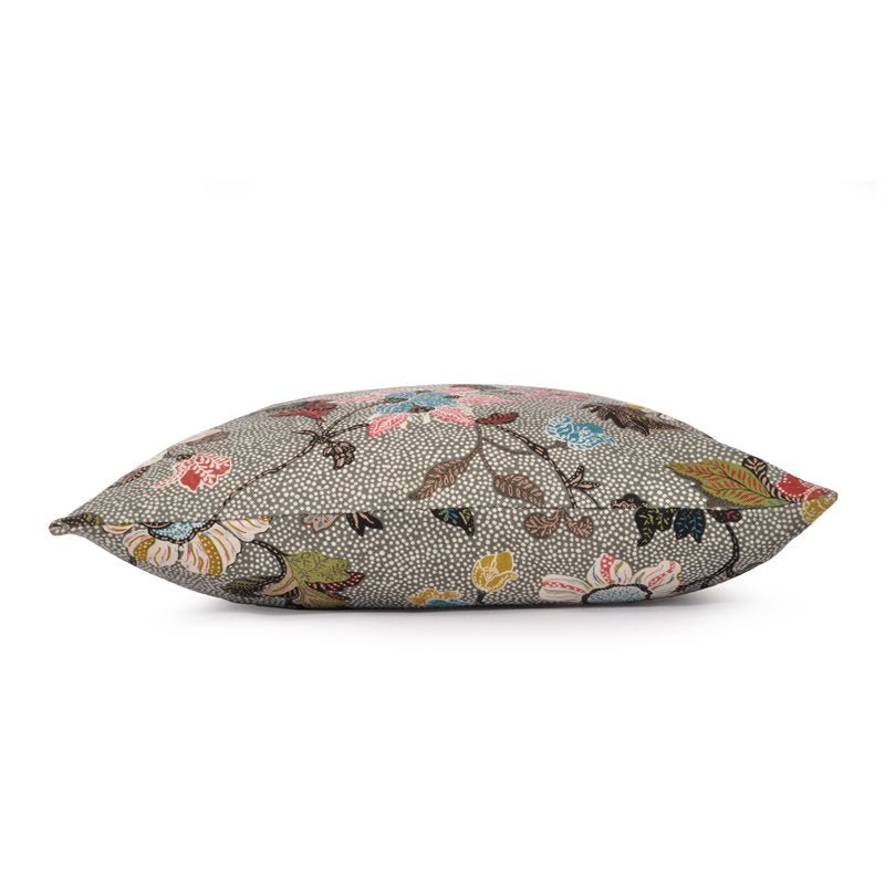 Flower Linen Grey Cushion, Chair & Sofa Cushions from Inside Living Singapore. Alternative angle.