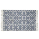 Ink Kasbah rug, patterned floor rug in deep ink blue with a Moroccan-inspired Kasbah design for any room.