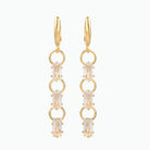 Lisa earrings, elegant drop earrings, a versatile jewellery accent to finish an everyday or evening outfit.