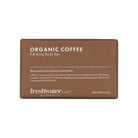 Organic Coffee Polishing Body Bar 200g from Inside Living Singapore. Shown front view.