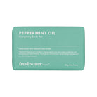 Peppermint oil energising body bar, 200g, natural cleansing soap, from Inside Living Singapore Front view.