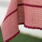 Recycled Cotton Tablecloth, detail view, from the Inside Living Singapore homeware collection.