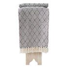Cotton Throw Portuguese Mosaic, detail view, from the Inside Living Singapore homeware collection.