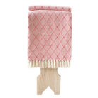 Cotton throw in a Portuguese mosaic pattern, 180 x 150 cm, soft, washable and made in Portugal
