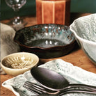 Small sand-coloured ceramic dip bowl, 8 cm diameter, for salt, dips or spices, made in Portugal