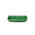 Small ceramic gratin dish in seaweed glaze, 35.5 x 23.5 x 6.5 cm, for roasting, baking or serving