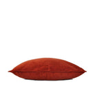 Velvet Base Cushion Cognac, Cushions from Inside Living Singapore. Detail close-up view.